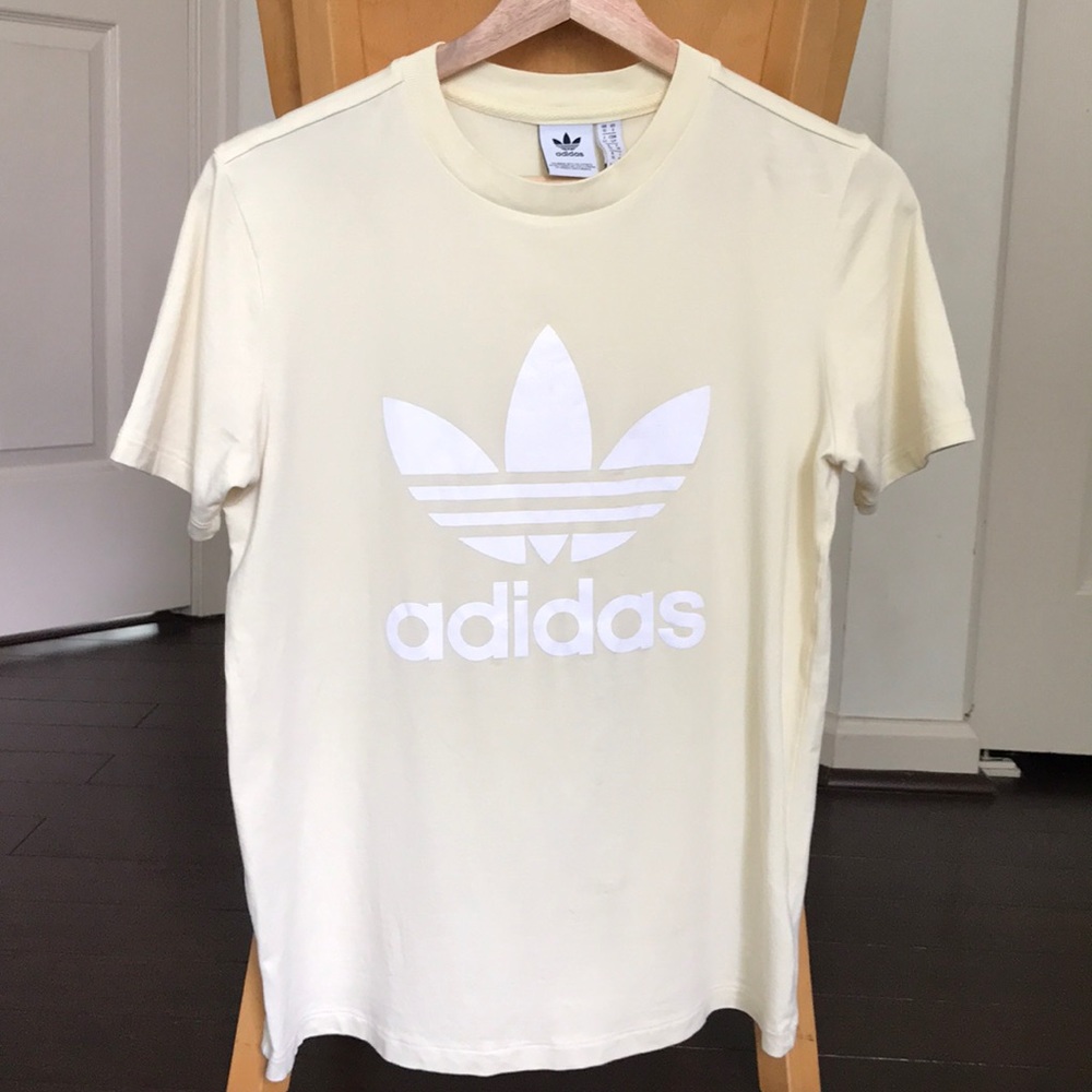 Pastel Yellow Adidas Shirt